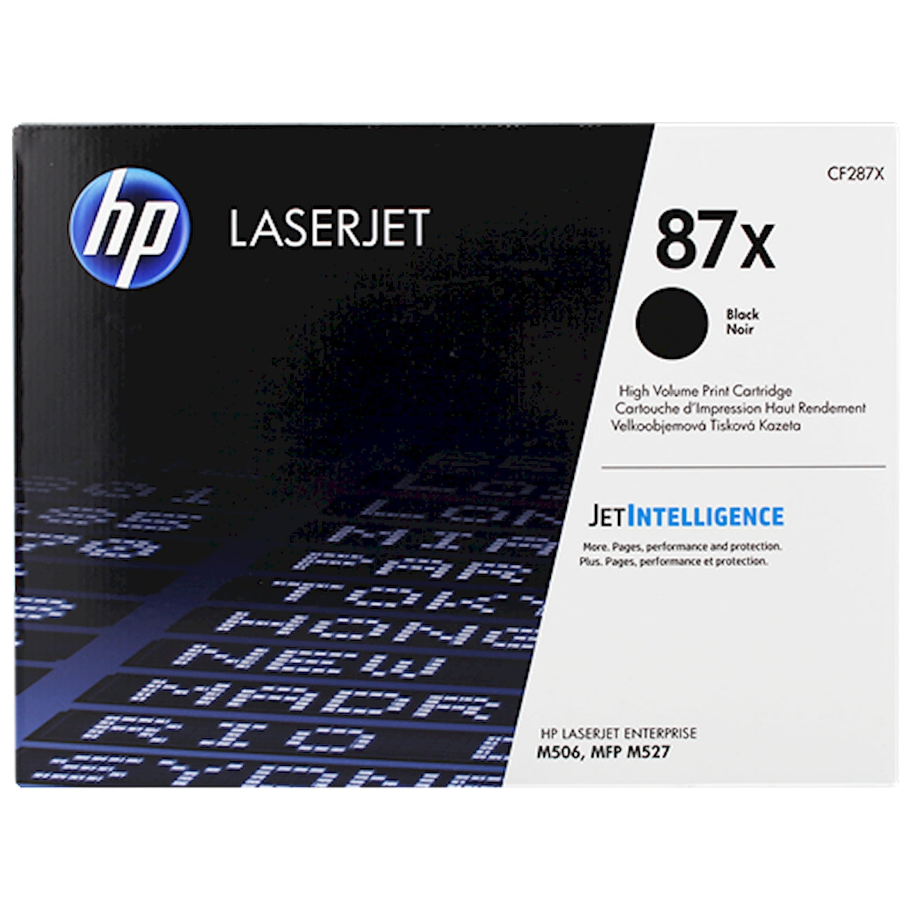 Toner HP CF287X 87X  - Originale - Nero da 18.000 pagine per LaserJet Enterprise M501, M506, MFP M527