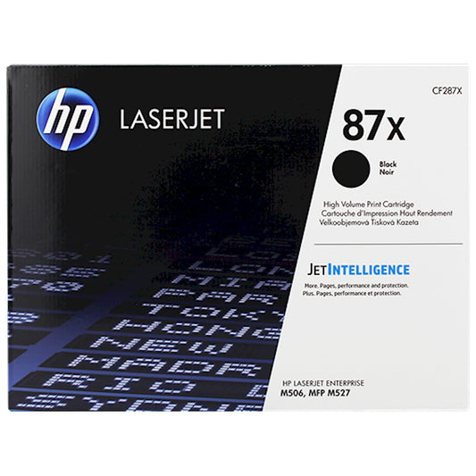 Toner HP CF287X 87X  - Originale - Nero da 18.000 pagine per LaserJet Enterprise M501, M506, MFP M527