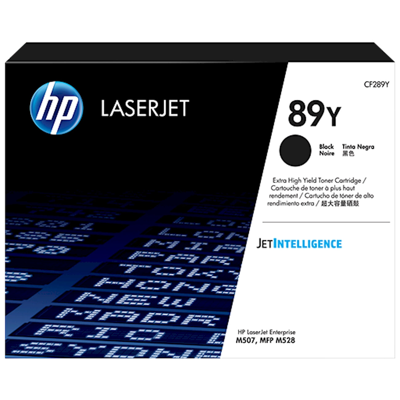 Toner HP CF289Y 89Y  - Originale - Nero da 20.000 pagine per LaserJet Enterprise M507, MFP M528