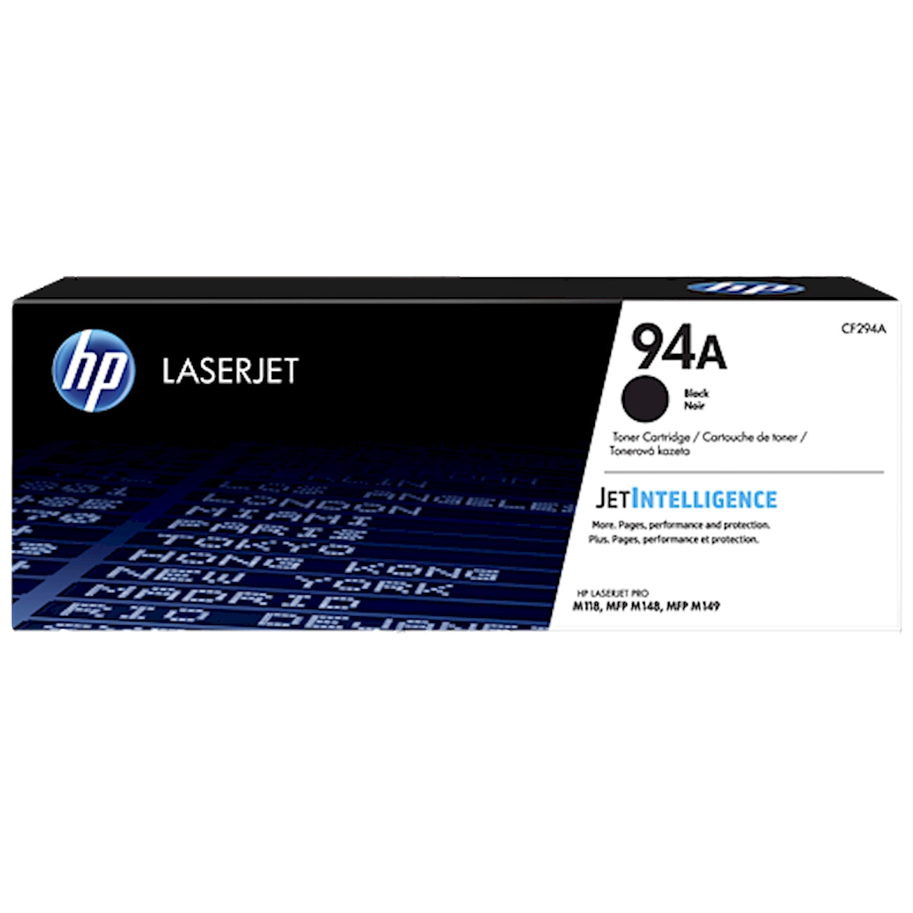 Toner HP CF294A 94A  - Originale - Nero da 1.200 pagine per LaserJet Pro M118, MFP M148, MFP M149