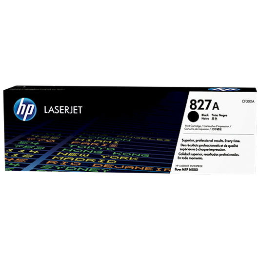 Toner HP CF300A 827A  - Originale - Nero da 29.500 pagine per Color LaserJet Enterprise M855, MFP M880