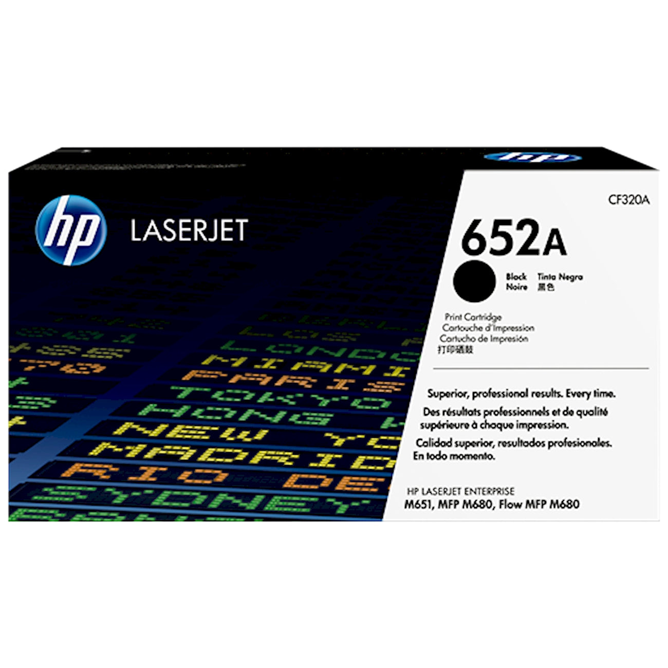 Toner HP CF320A 652A  - Originale - Nero da 11.500 pagine per LaserJet Enterprise M680, M651