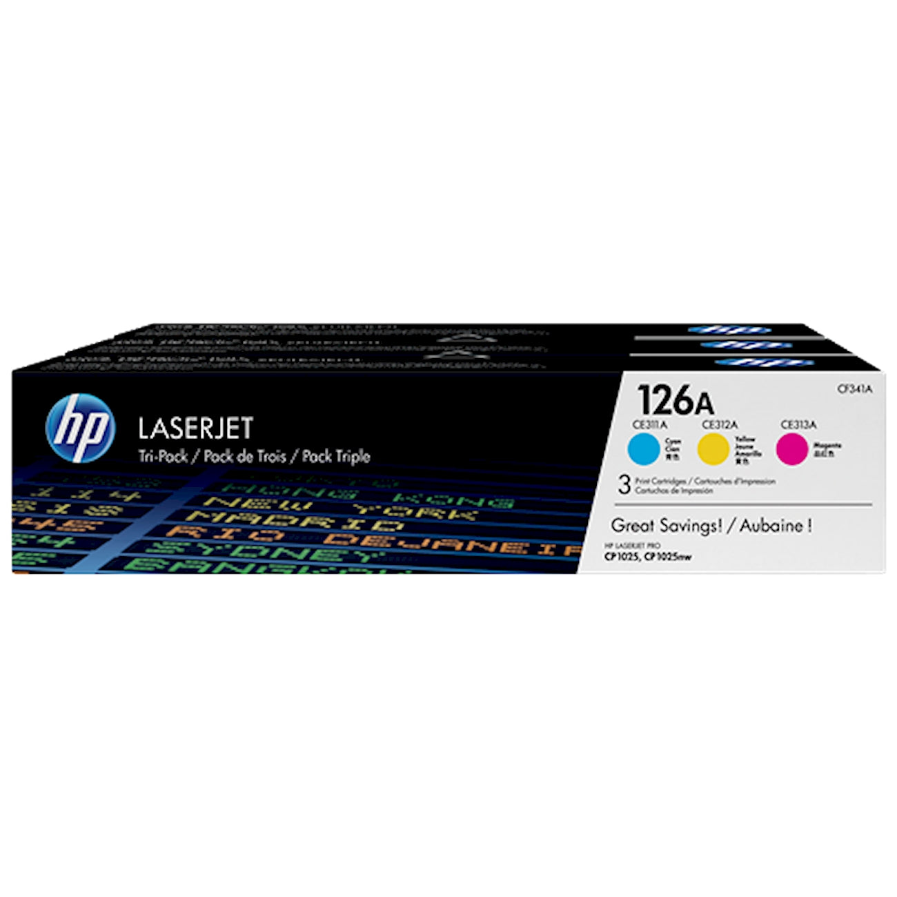 Toner HP CF341A 126A CE310A - Originale - Ciano da 1.000 pagine per LaserJet Enterprise 700 color MFP M775dn/f/z/z+