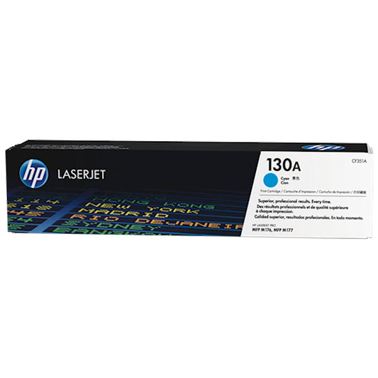 Toner HP CF351A 130A  - Originale - Ciano da 1.000 pagine per Color LaserJet Pro MFP M176, M177