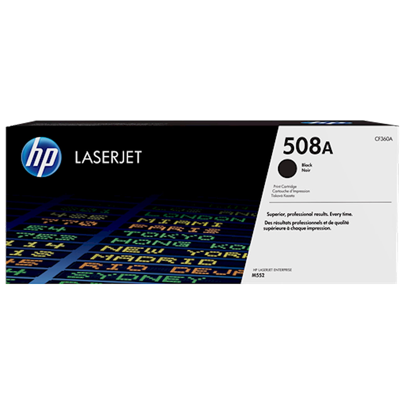 Toner HP CF360A 508A  - Originale - Nero da 6.000 pagine per Color LaserJet Enterprise M552, M553, MFP M577