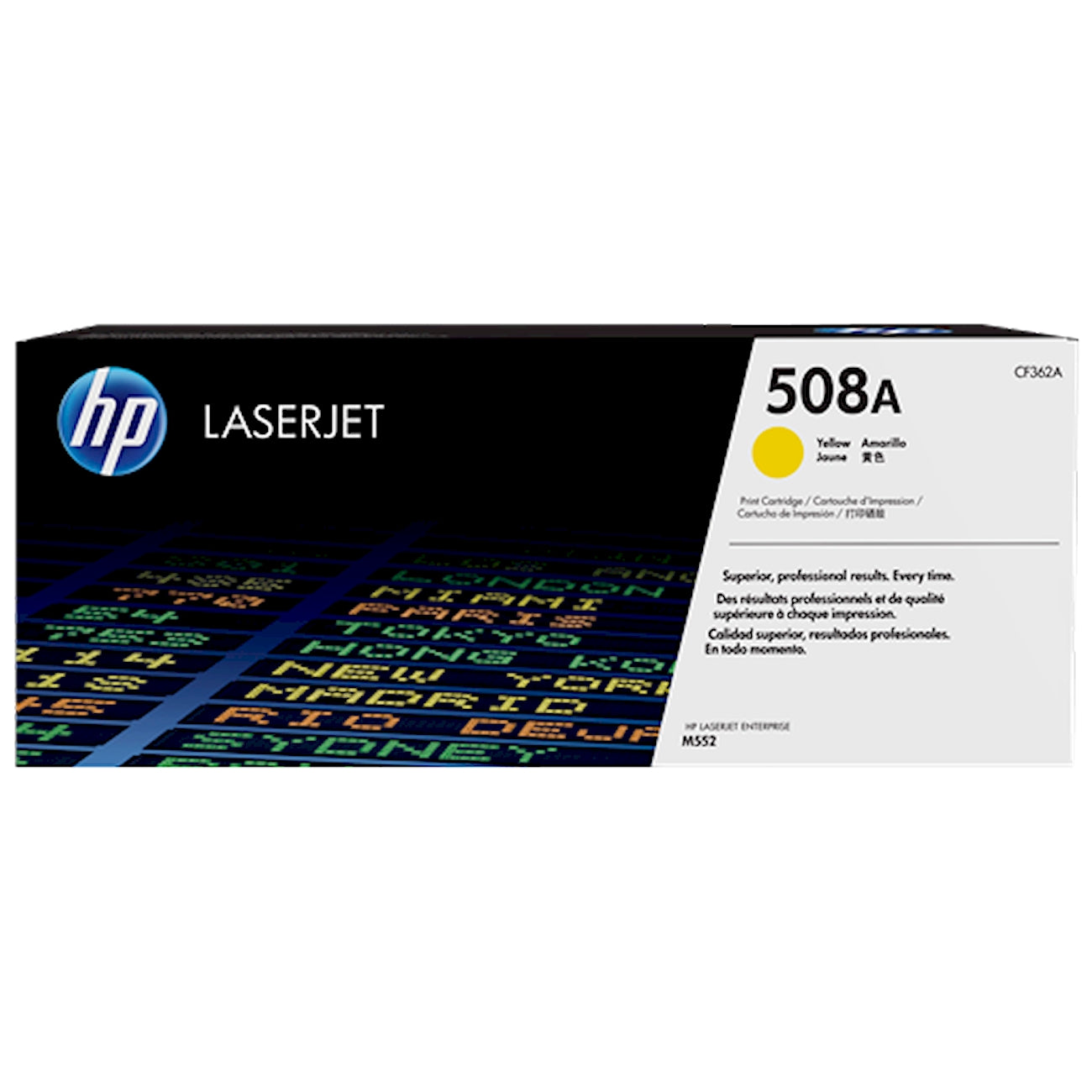 Toner HP CF362A 508A  - Originale - Giallo da 5.000 pagine per Color LaserJet Enterprise M552, M553, MFP M577