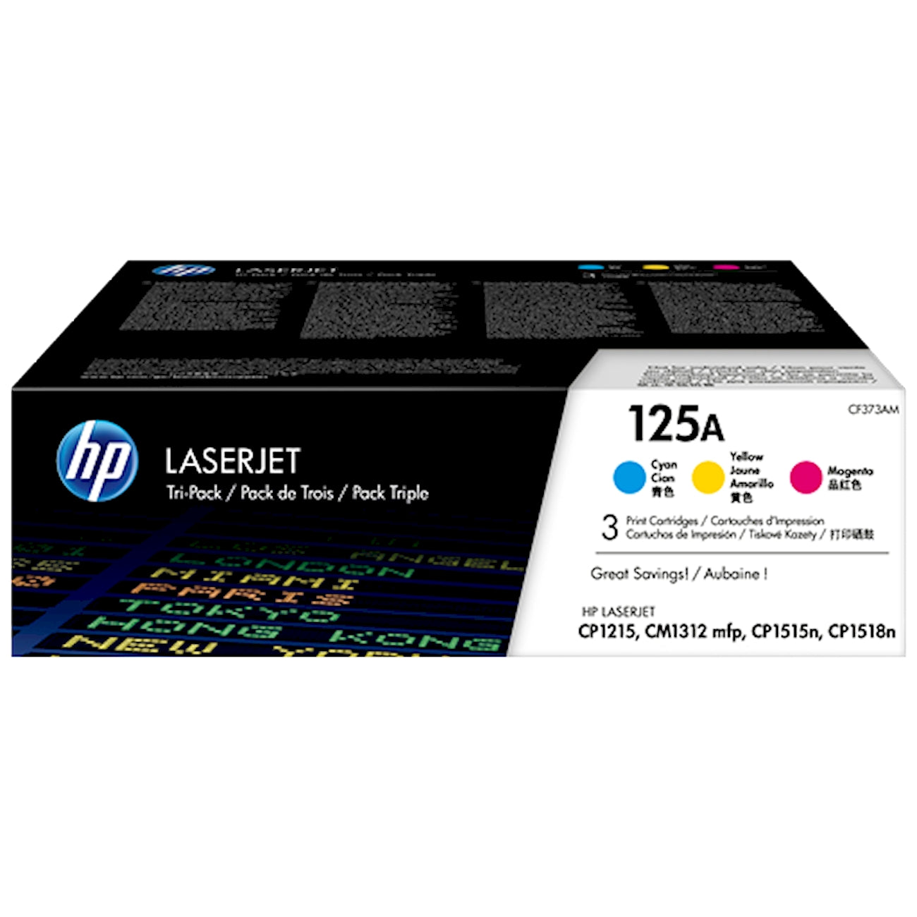 Toner HP CF373AM 125A CB541A - Originale - Ciano da 1.400 pagine per LaserJet Pro MFP M476