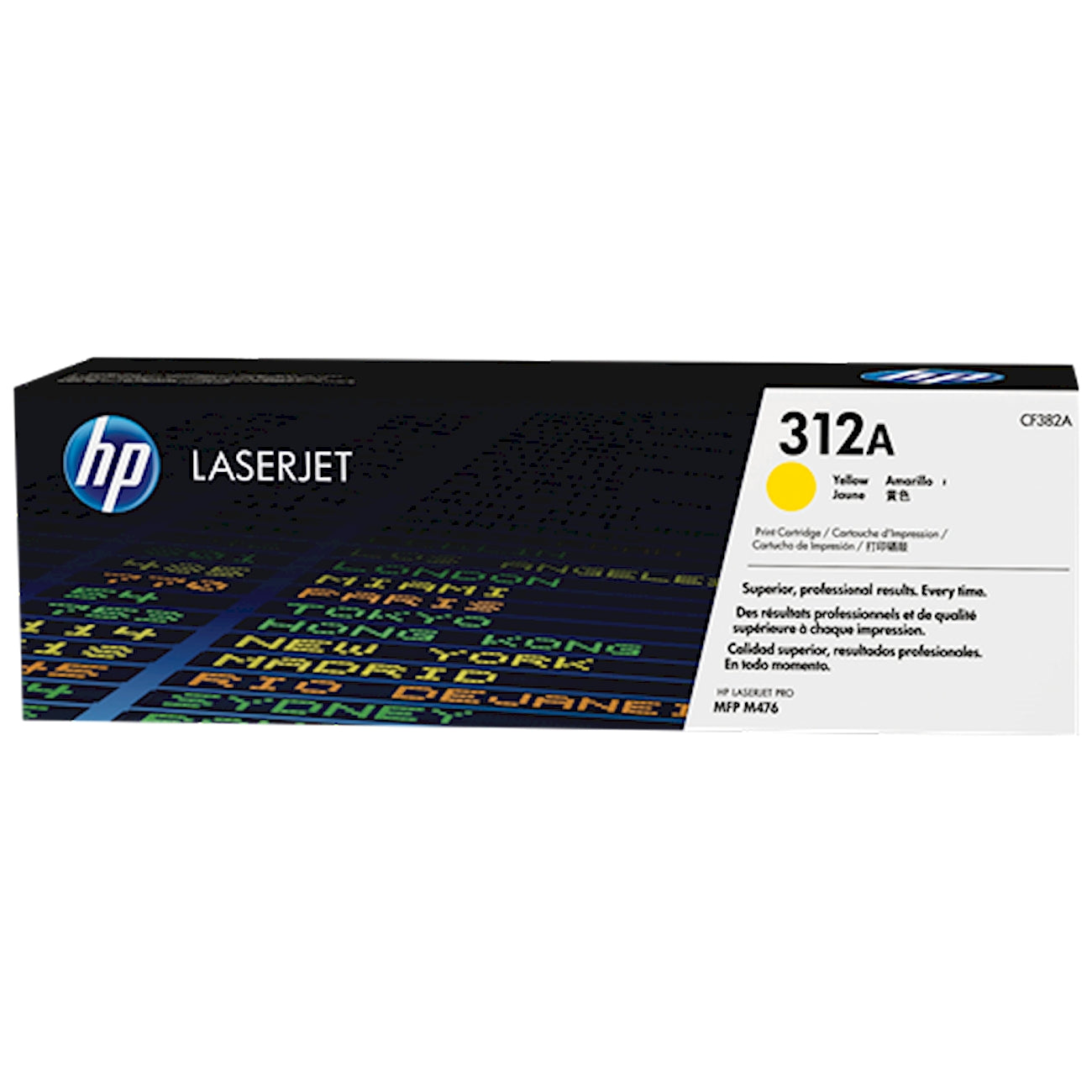Toner HP CF382A 312A  - Originale - Giallo da 2.700 pagine per LaserJet Pro MFP M476