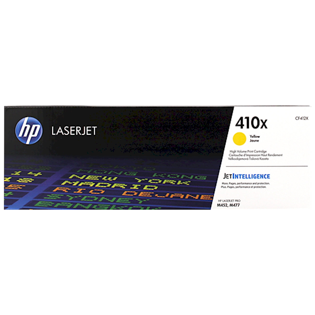 Toner HP CF412X 410X  - Originale - Giallo da 5.000 pagine per LaserJet Pro 300, 400, M351, M375, M451, M475, M476