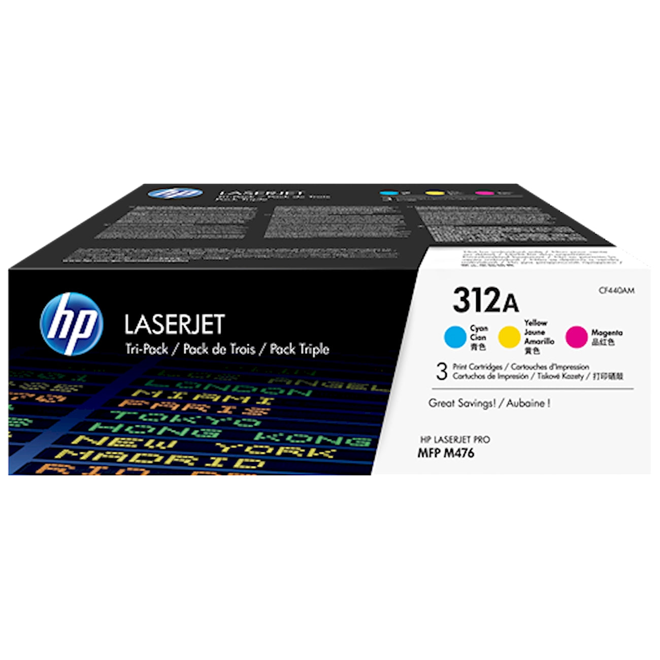 Toner HP CF440AM 312A CF381A - Originale - Ciano da 2.700 pagine per LaserJet Pro CM1415, CP1525