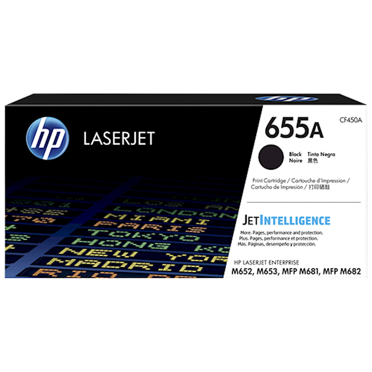 Toner HP CF450A 655A  - Originale - Nero da 12.500 pagine per Color LaserJet Enterprise M751, MFP M776