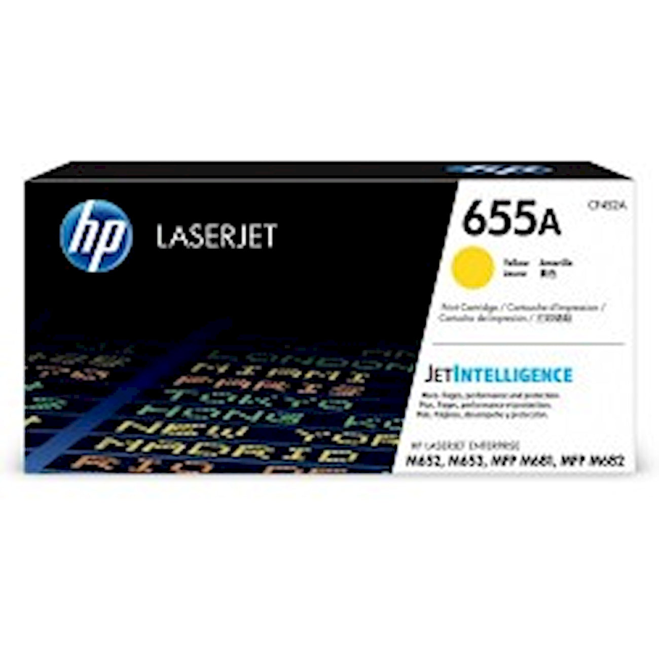 Toner HP CF452A 655A  - Originale - Giallo da 10.500 pagine per Color LaserJet Enterprise M751, MFP M776