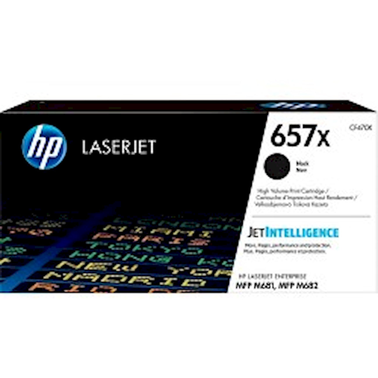 Toner HP CF470X HP 657X  - Originale - Nero da  pagine per Color LaserJet Enterprise MFP M681, M682, M652, M653