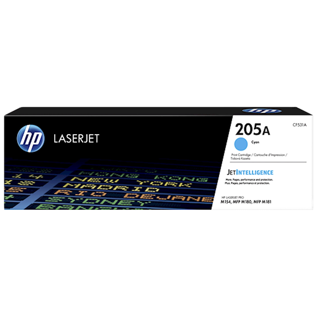 Toner HP CF531A 205A  - Originale - Ciano da 900 pagine per Color LaserJet Pro MFP M180, M181
