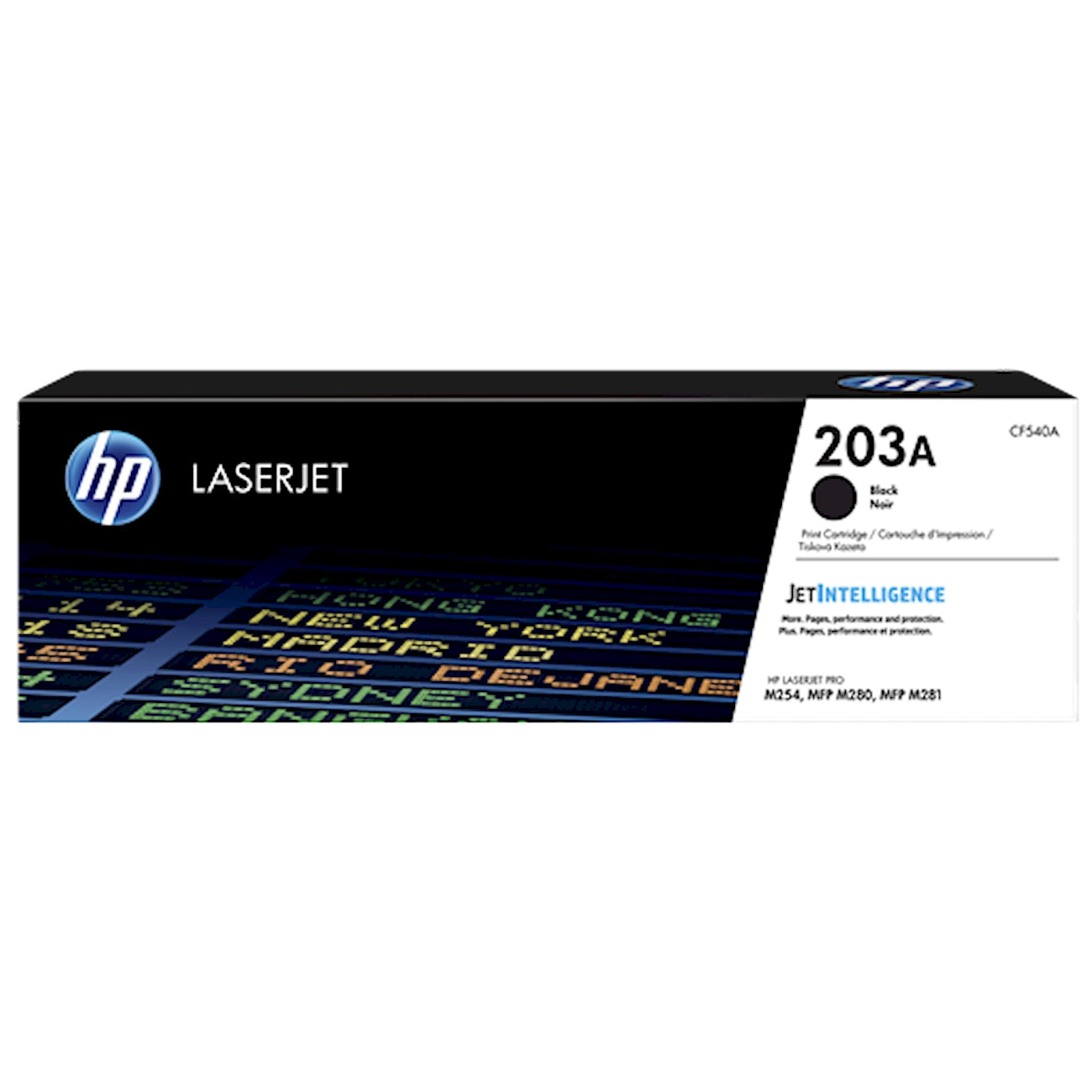 Toner HP CF540A 203A  - Originale - Nero da 1.400 pagine per Color LaserJet Pro M254, MFP M280, MFP M281