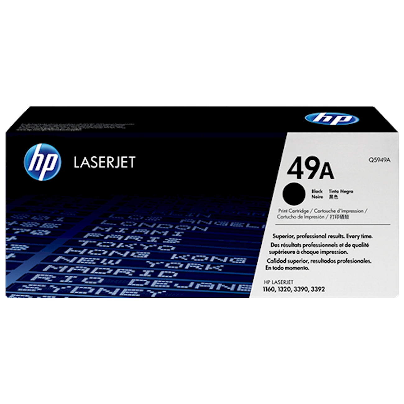 Toner HP Q5949A 49A  - Originale - Nero da 2.500 pagine per LaserJet 1160, 1320, 3390