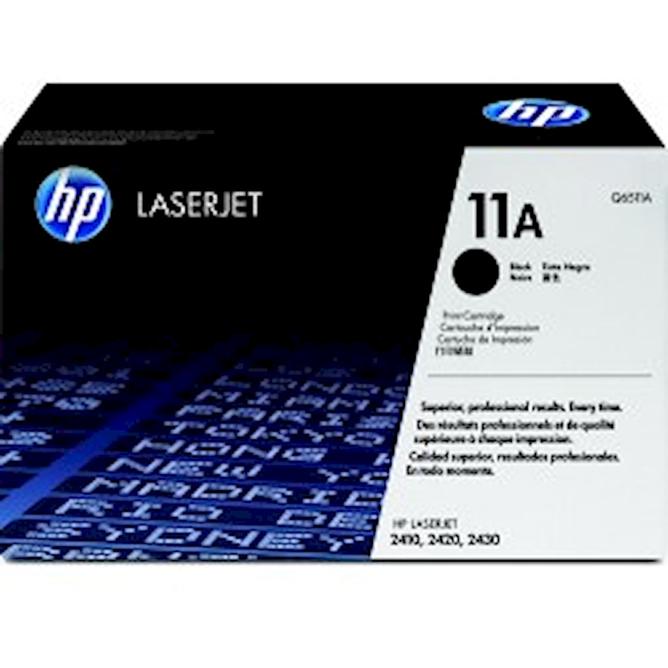 Toner HP Q6511A HP 11A  - Originale - Nero da  pagine per LaserJet 2410, 2420, 2430