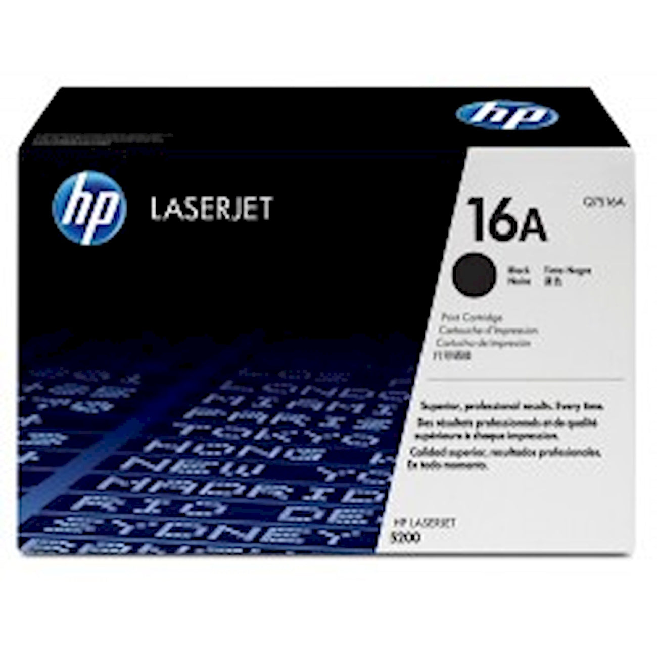 Toner HP Q7516A HP 16A  - Originale - Nero da  pagine per LaserJet 5200