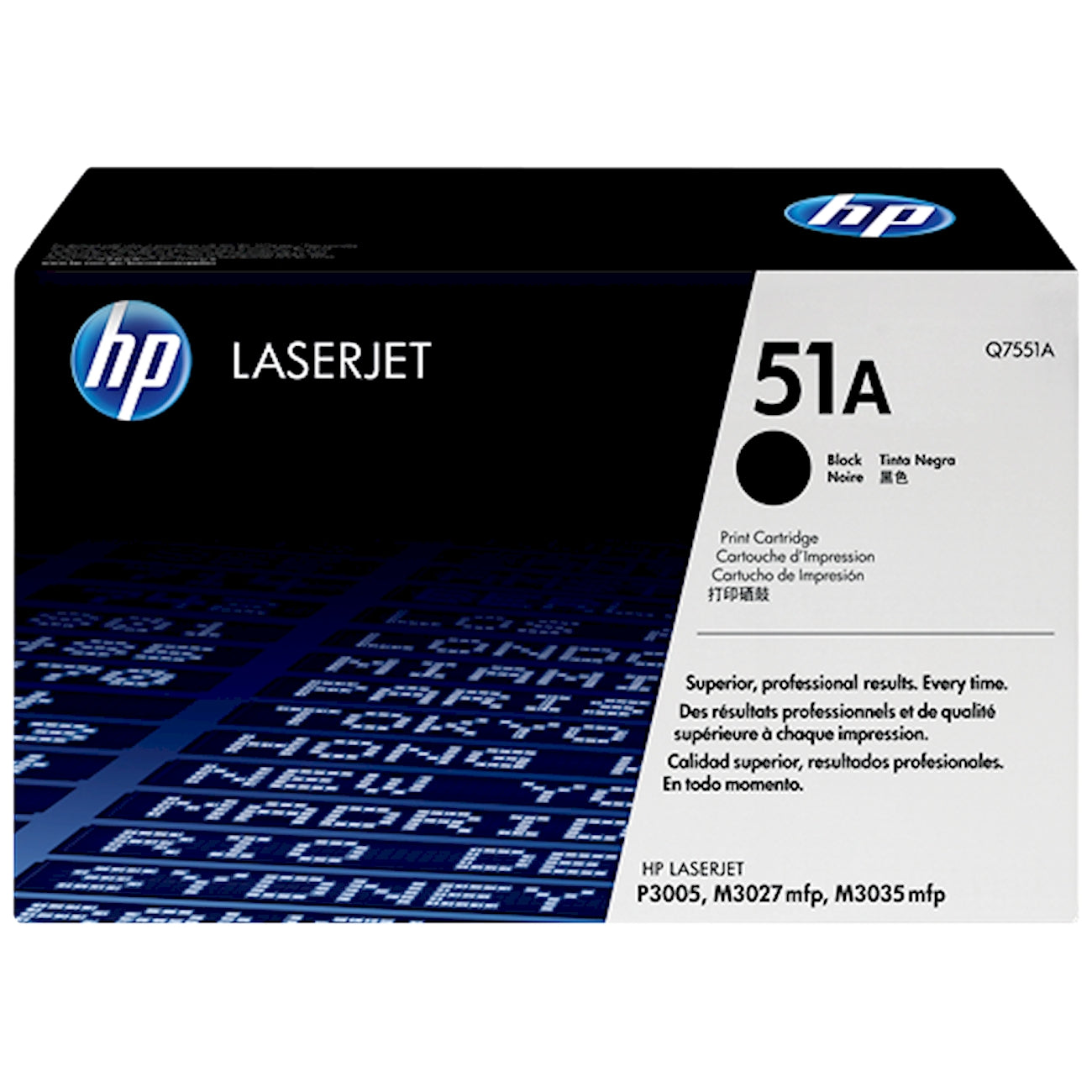 Toner HP Q7551A 51A  - Originale - Nero da 6.500 pagine per LaserJet P3005, M3027, M3035