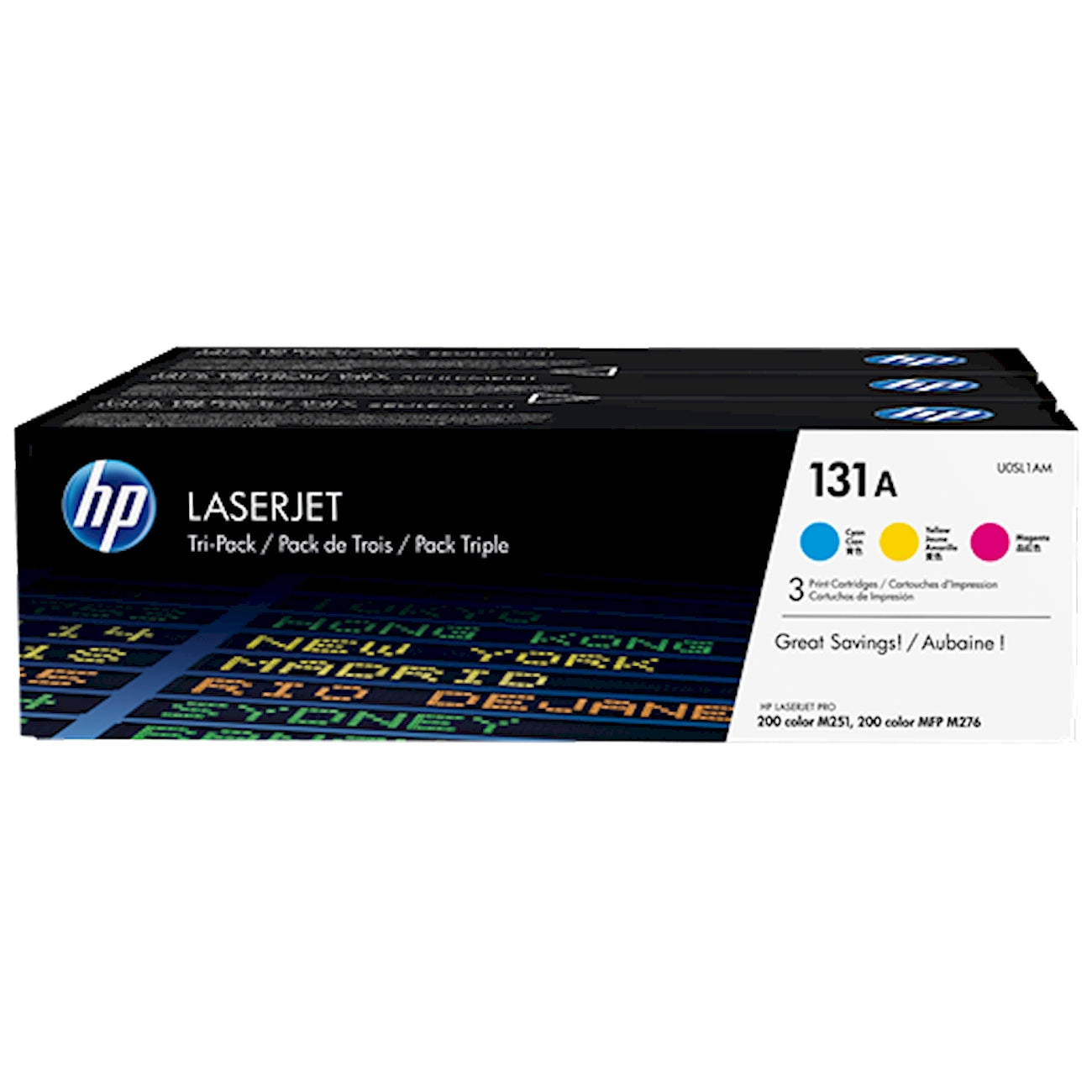 Toner HP U0SL1AM 131A  - Originale - Ciano da 1.800 pagine per Officejet 6220, 6230, 6812, 6815, 6820, 6822, 6825,6830,6835