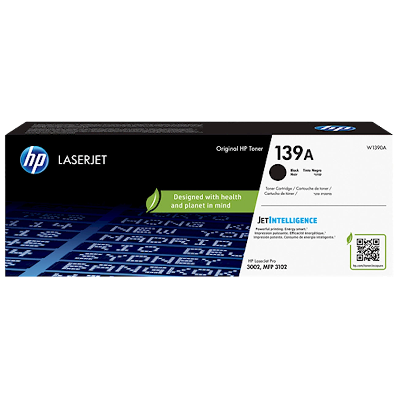 Toner HP W1390A 139A  - Originale - Nero da 1.500 pagine per LaserJet Pro 3001-3004, MFP 3101-3104