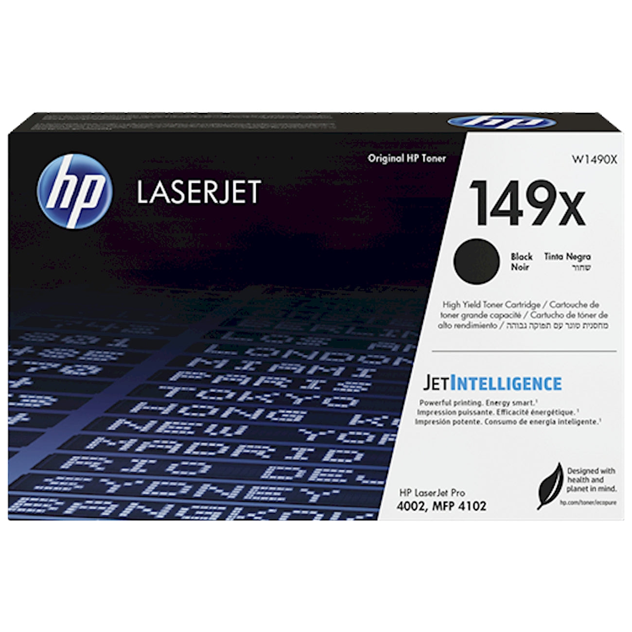 Toner HP W1490X 149X  - Originale - Nero da 9.500 pagine per LaserJet Pro 4002, 4003, 4004, MFP 4101, MFP 4102, MFP 4103, MFP 4104
