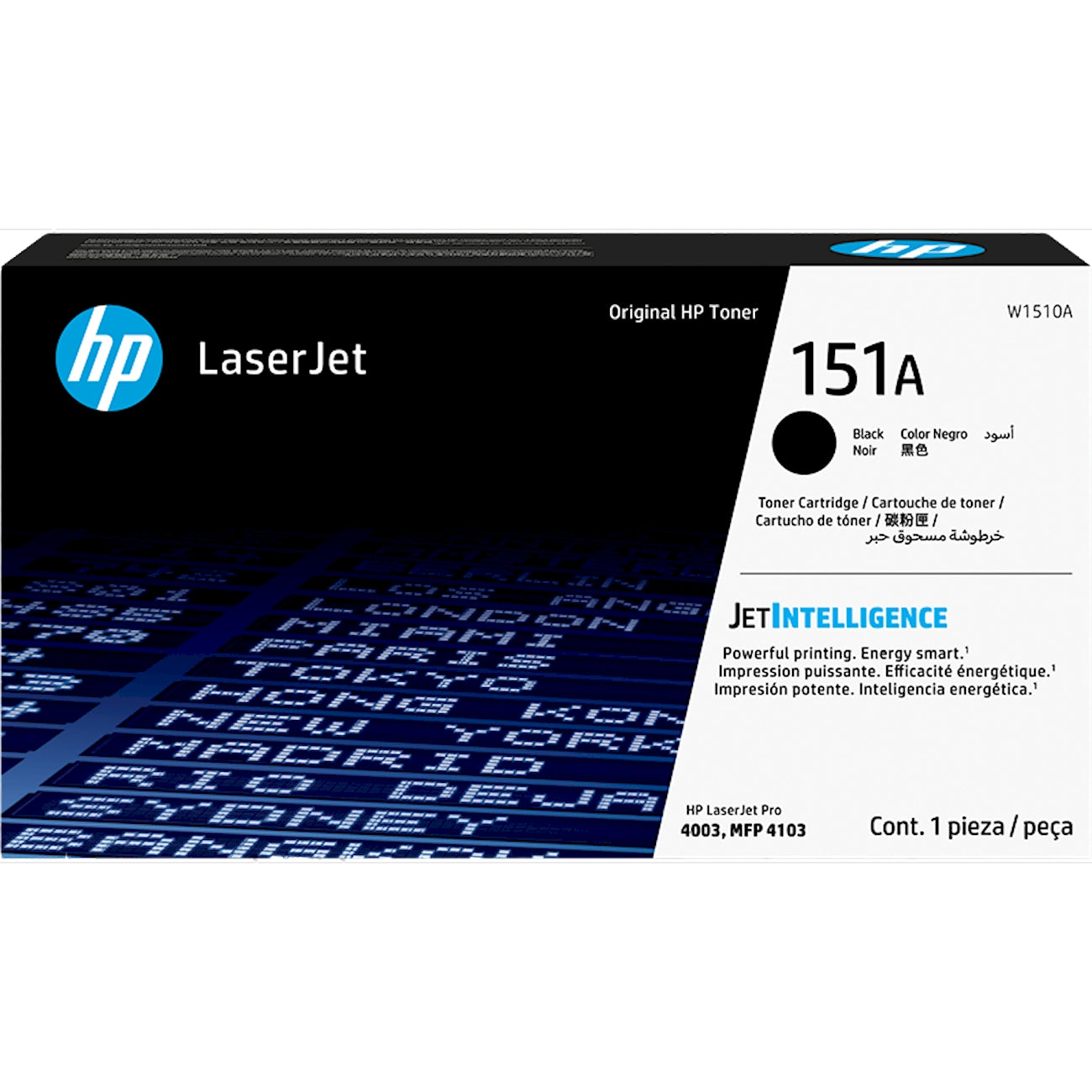 Toner HP W1510A 151A  - Originale - Nero da 3.050 pagine per LaserJet Pro MFP M428, M429, M329, M406, M408, M304, M305, M306