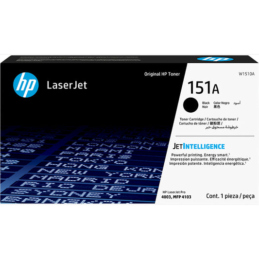 Toner HP W1510A 151A  - Originale - Nero da 3.050 pagine per LaserJet Pro MFP M428, M429, M329, M406, M408, M304, M305, M306