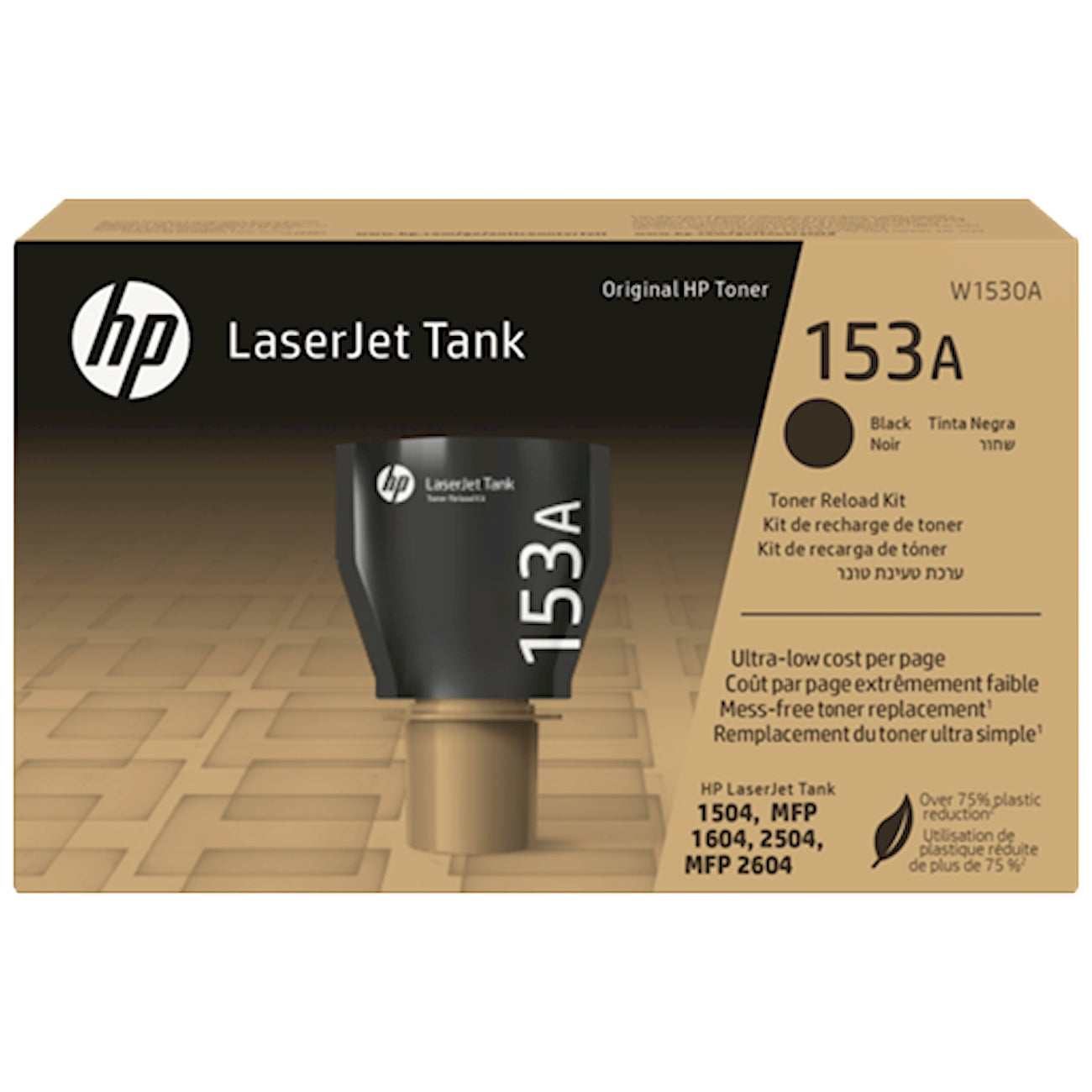 Toner HP W1530A 153A  - Originale - Nero da 2.500 pagine per LaserJet Pro MFP M428, M429, M329, M406, M408, M304, M305, M306