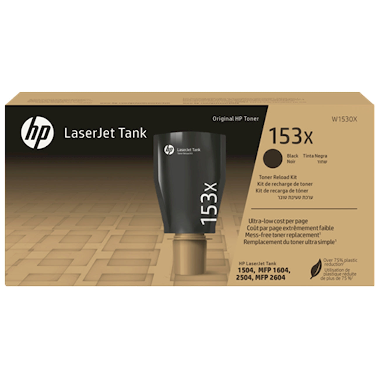 Toner HP W1530X 153X  - Originale - Nero da 5.000 pagine per LaserJet Pro MFP M428, M429, M329, M406, M408, M304, M305, M306
