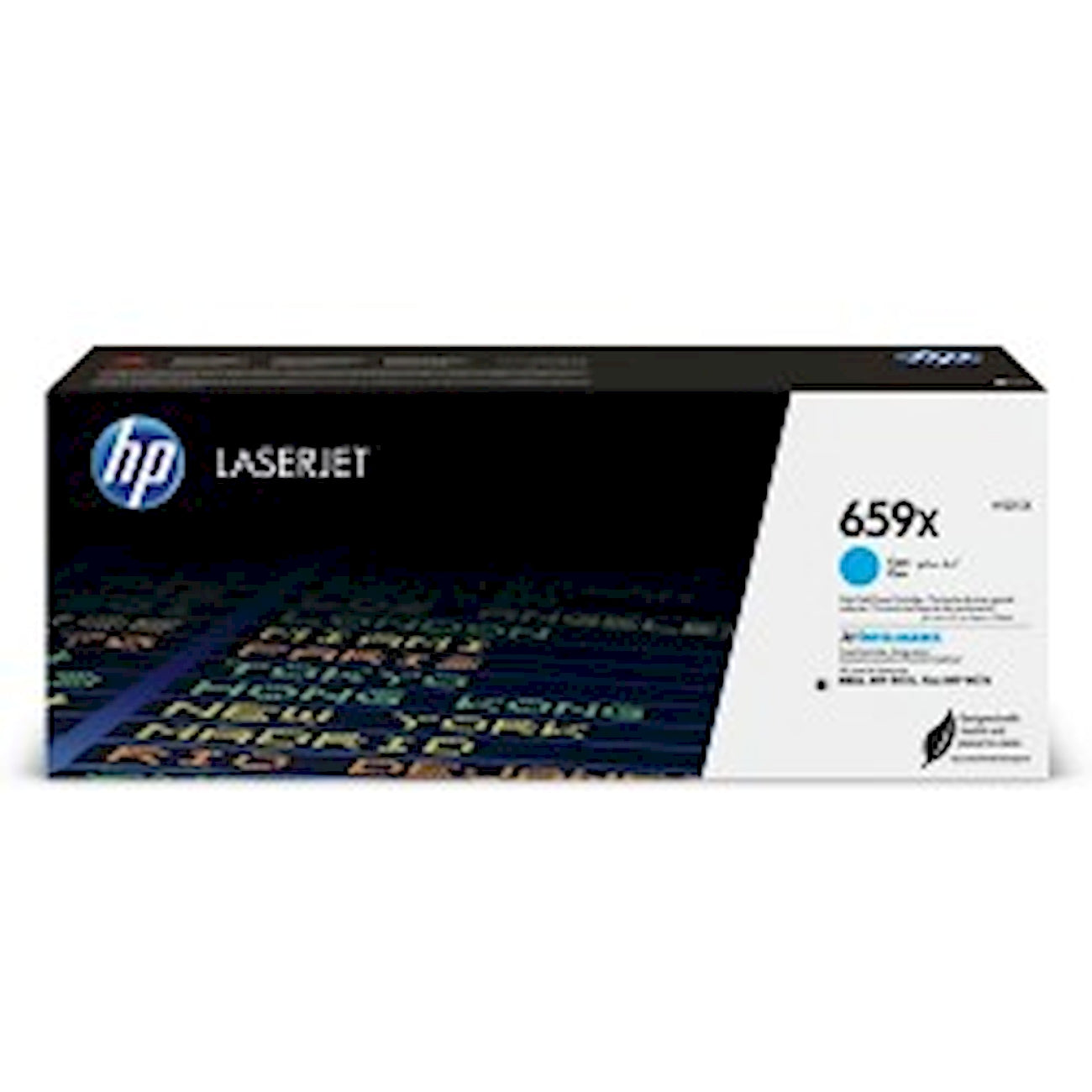 Toner HP W2011X 659X  - Originale - Ciano da 29.000 pagine per Color LaserJet Pro M454, MFP M479