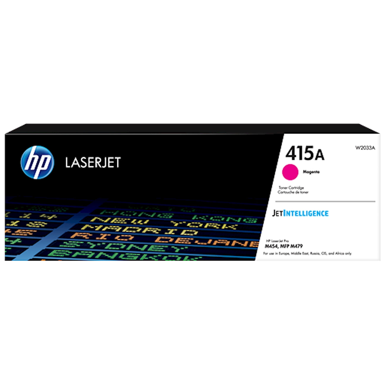 Toner HP W2033A 415A  - Originale - Magenta da 2.100 pagine per Color LaserJet Pro MFP M478, M479, M454