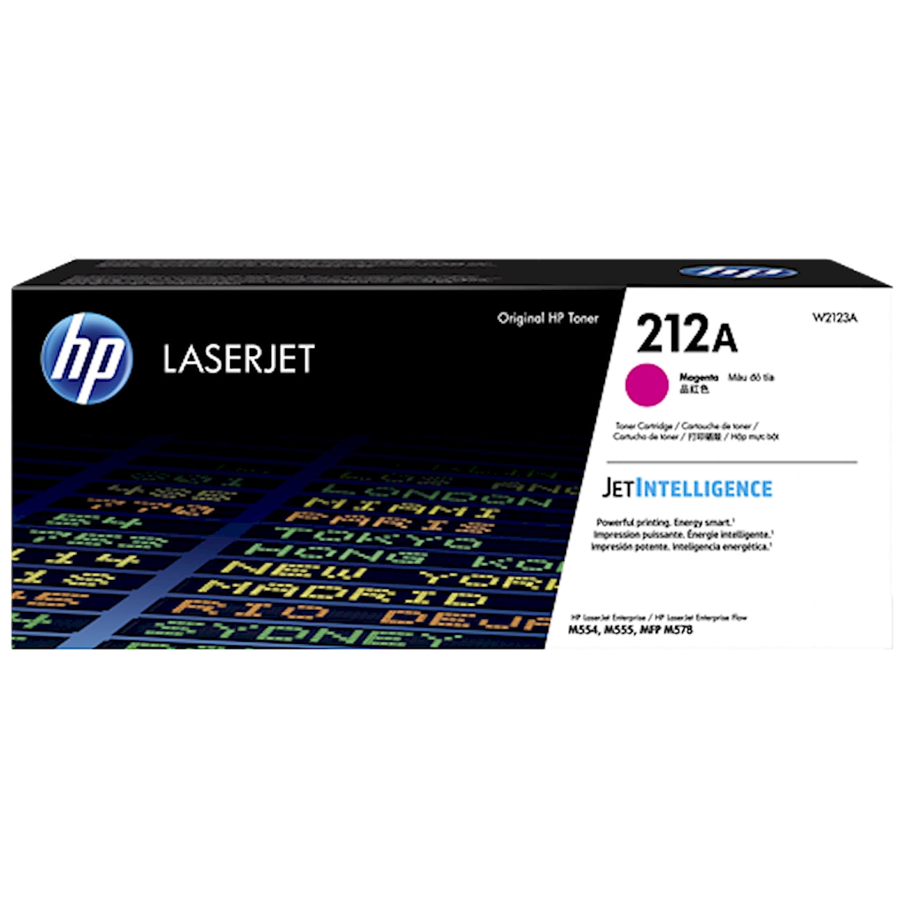Toner HP W2123A 212A  - Originale - Magenta da 4.500 pagine per Color LaserJet Pro M155, MFP M182, M183