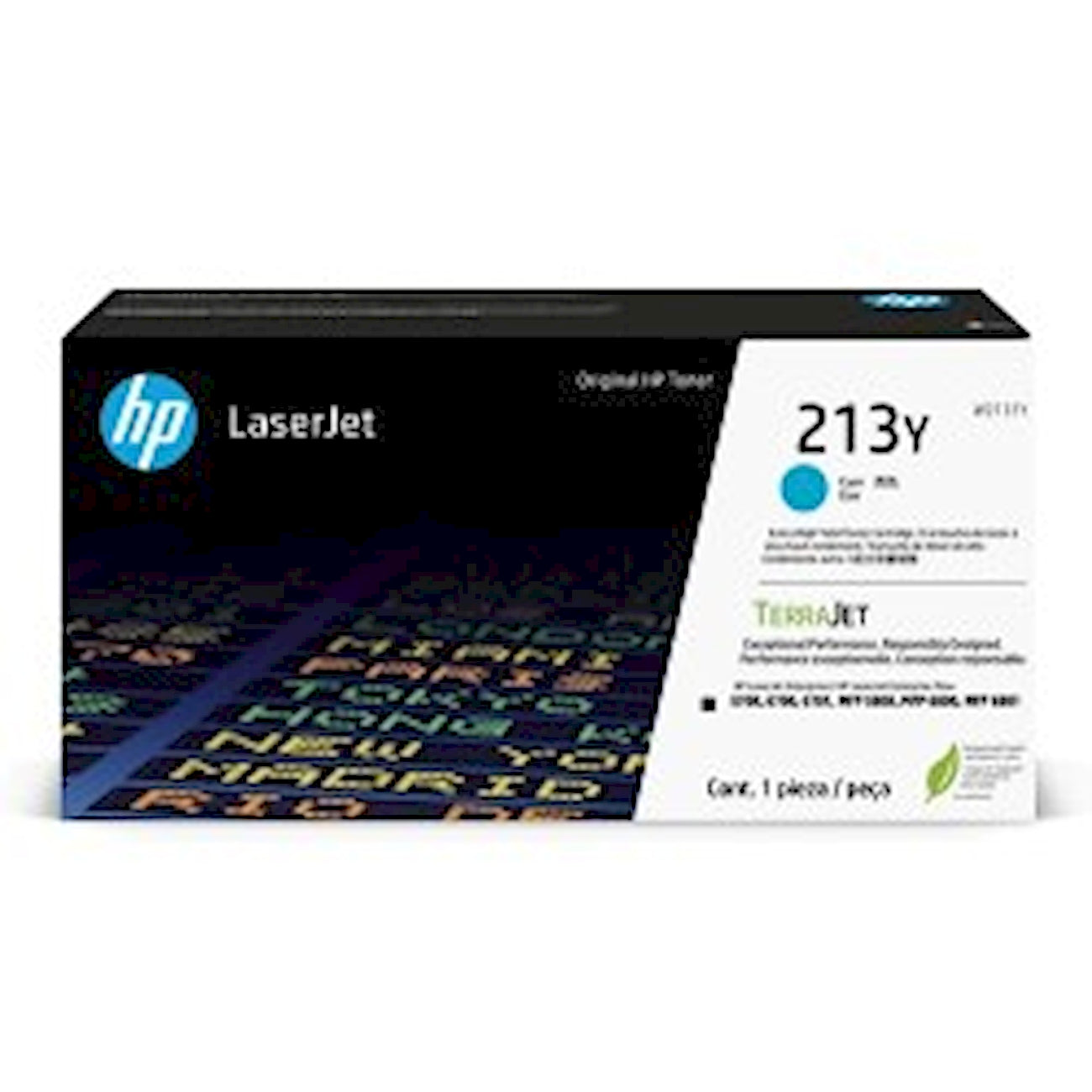 Toner HP W2131Y 213Y  - Originale - Ciano da 12.000 pagine per Color LaserJet Pro M155, MFP M182, M183