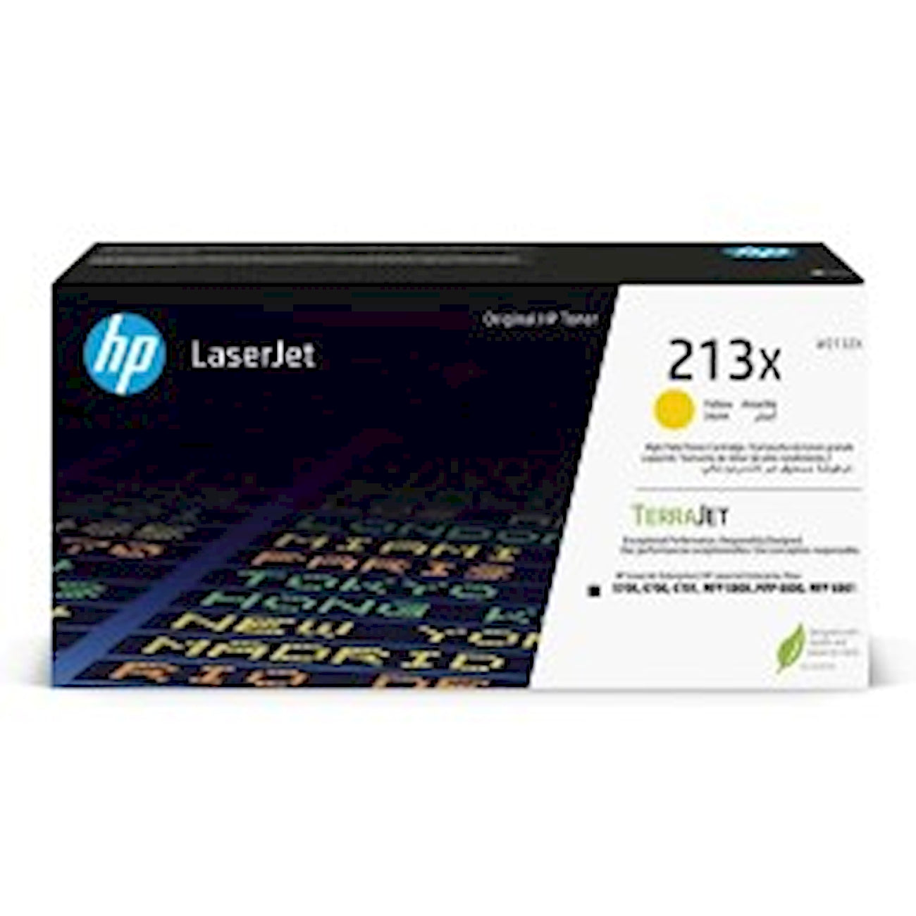 Toner HP W2132X 213X  - Originale - Giallo da 6.000 pagine per Color LaserJet Pro M155, MFP M182, M183