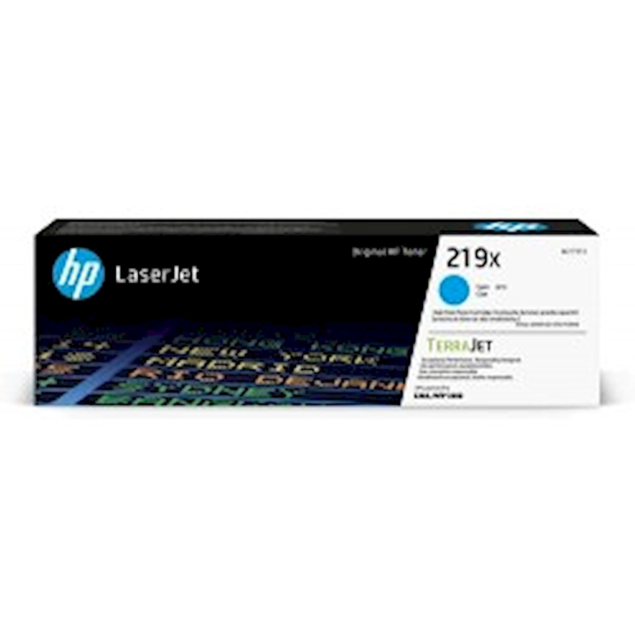 Toner HP W2191X 219X  - Originale - Ciano da 2.500 pagine per LaserJet Pro MFP M3101-M3104, M3106-M3108