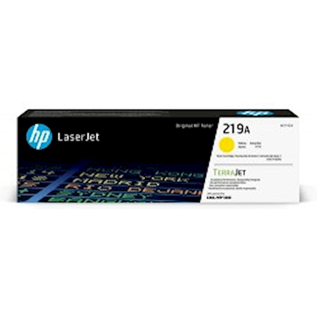 Toner HP W2192A 219A  - Originale - Giallo da 1.200 pagine per LaserJet Pro MFP M3101-M3104, M3106-M3108