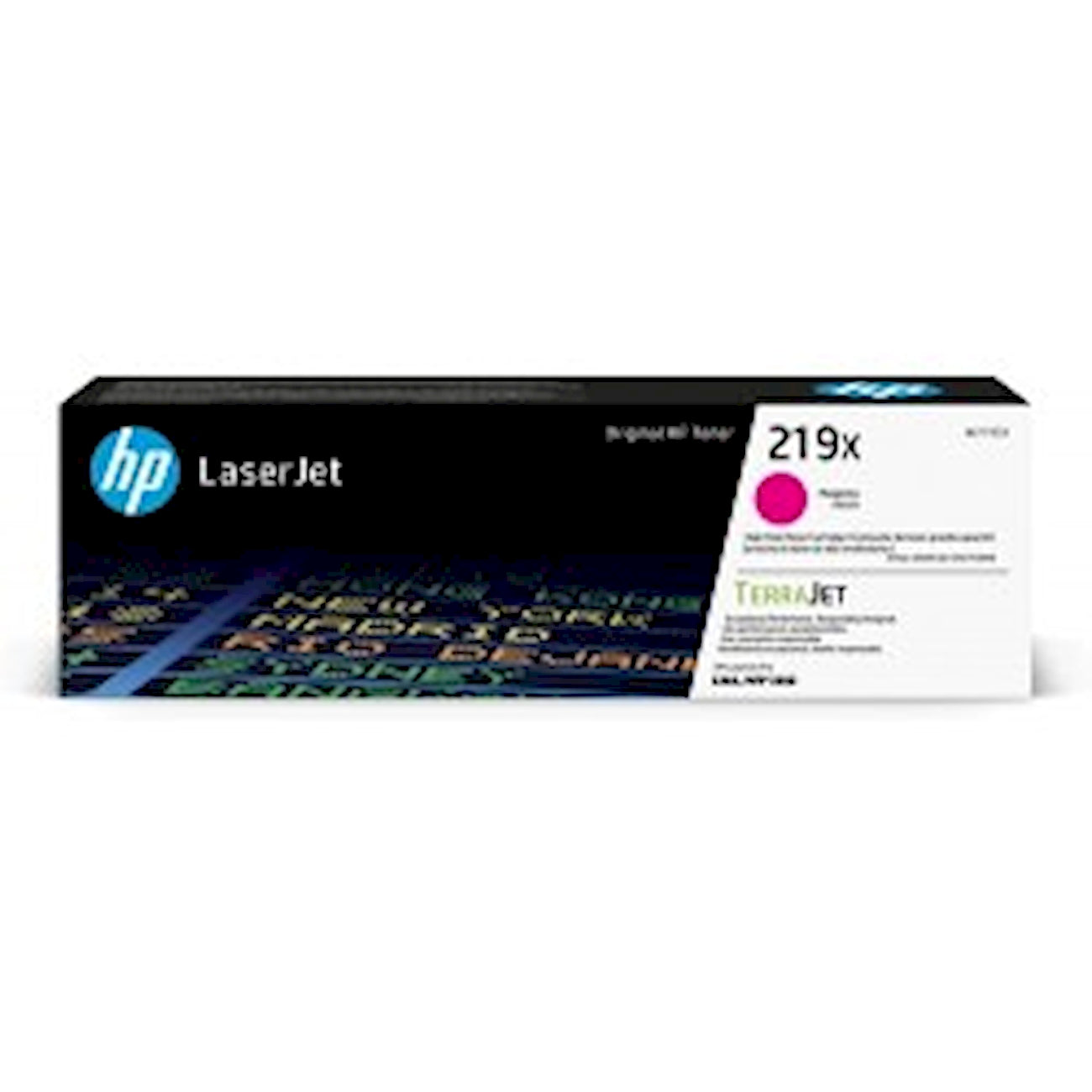 Toner HP W2193X 219X  - Originale - Magenta da 2.500 pagine per LaserJet Pro MFP M3101-M3104, M3106-M3108