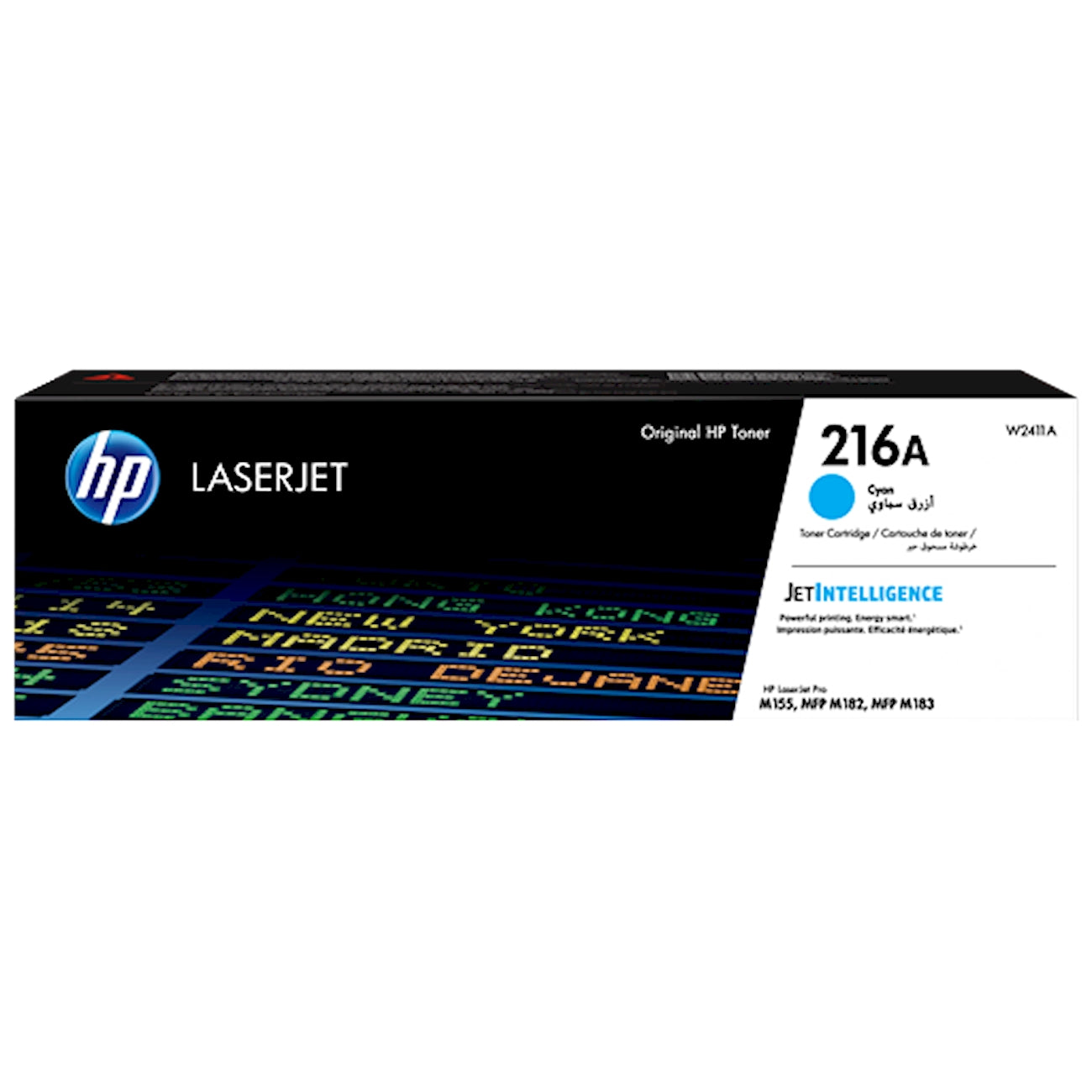 Toner HP W2411A 216A  - Originale - Ciano da 850 pagine per Color LaserJet Pro M155, MFP M182, M183