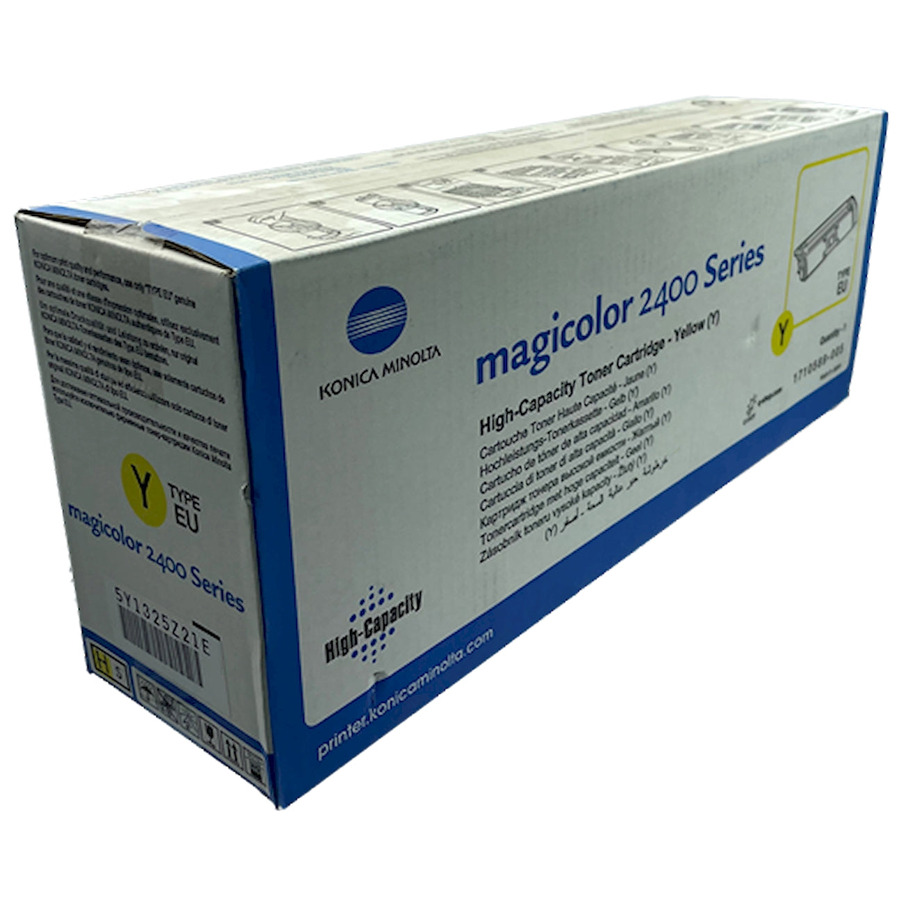 Toner Konica Minolta 17105895 A00W132  - Originale - Giallo da 4.500 pagine per Konica Minolta Magicolor 4690MF, 5430DL, 5440DL, 5450