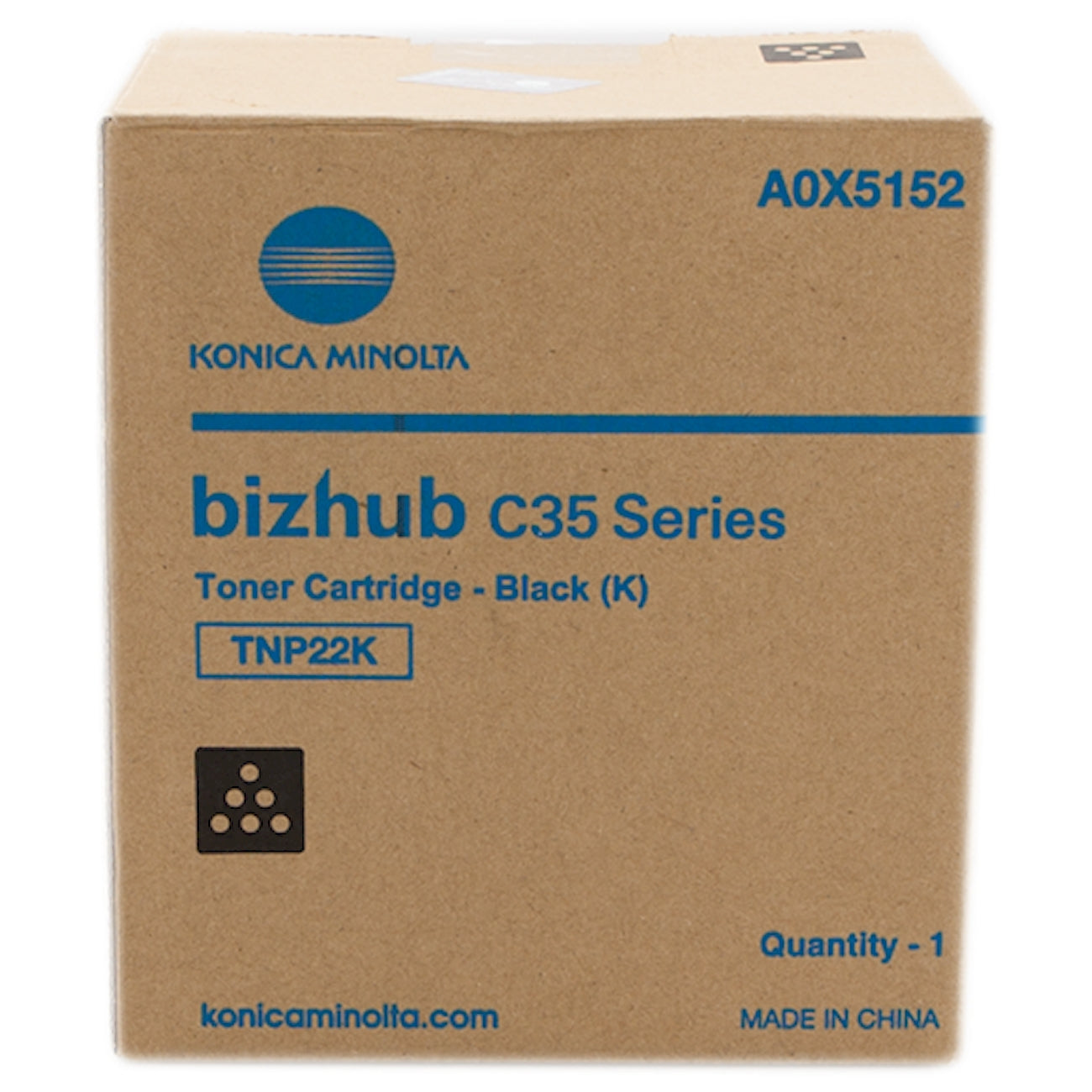 Toner Konica Minolta A0X5152 TNP22K  - Originale - Nero da 6.000 pagine per