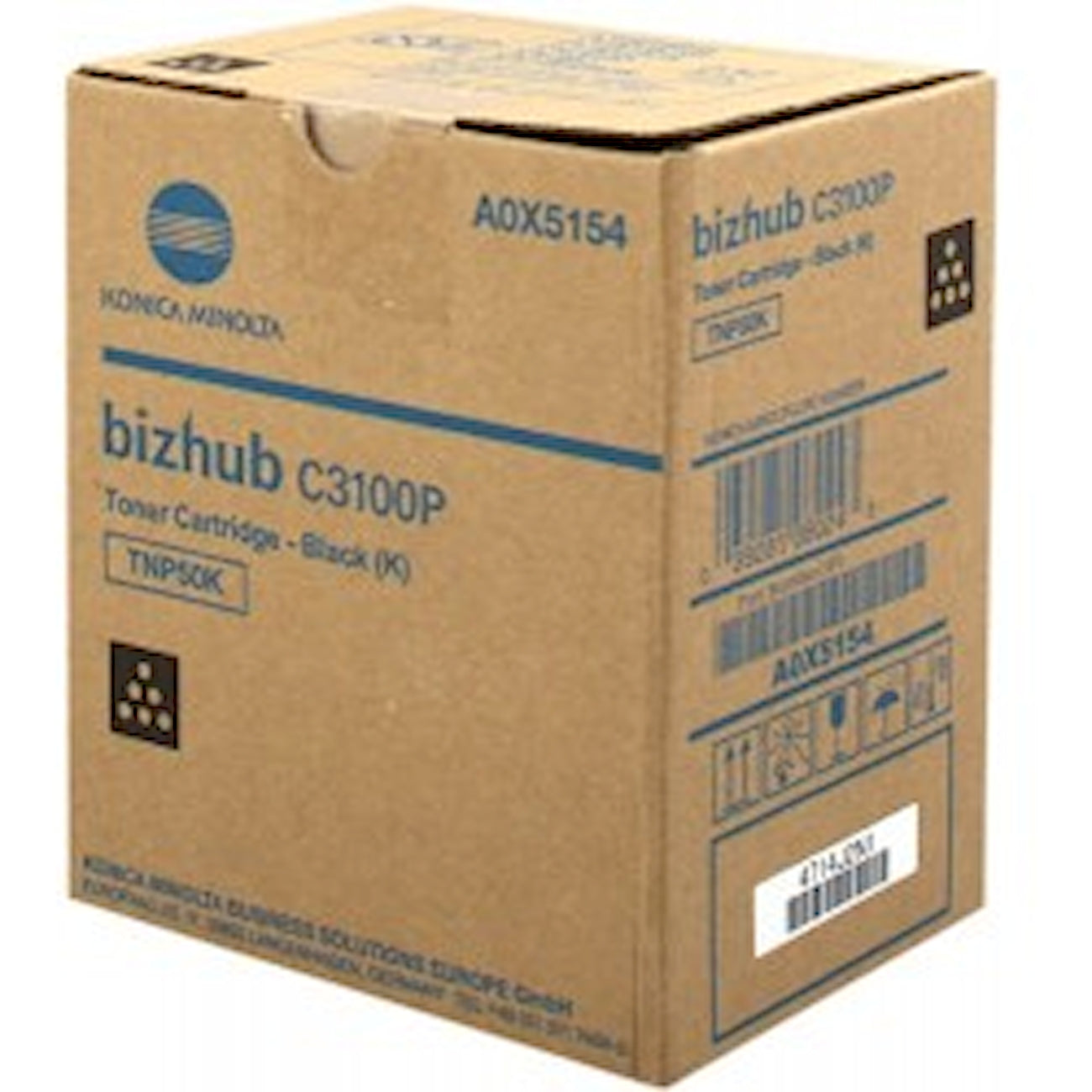 Toner Konica Minolta A0X5154 TNP50K  - Originale - Nero da 5.000 pagine per