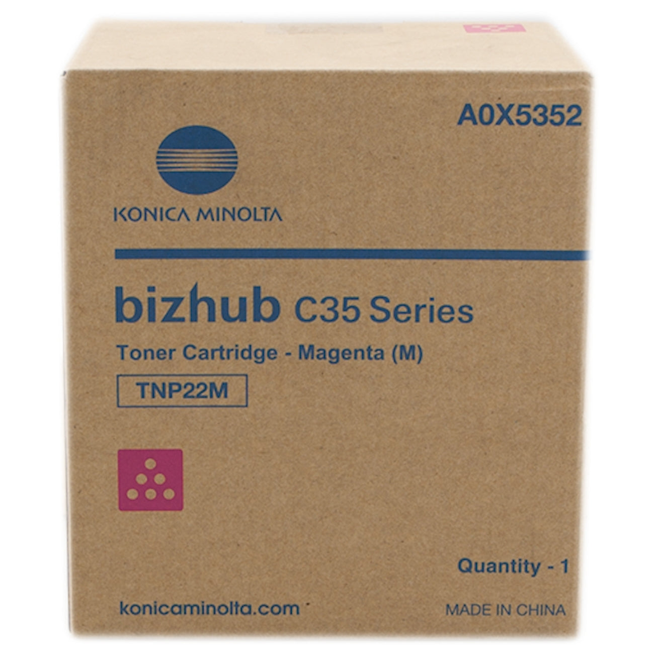 Toner Konica Minolta A0X5352 TNP22M  - Originale - Magenta da 6.000 pagine per