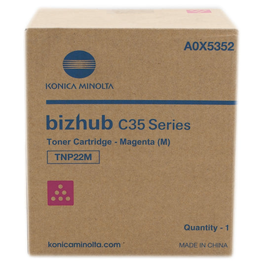 Toner Konica Minolta A0X5352 TNP22M  - Originale - Magenta da 6.000 pagine per