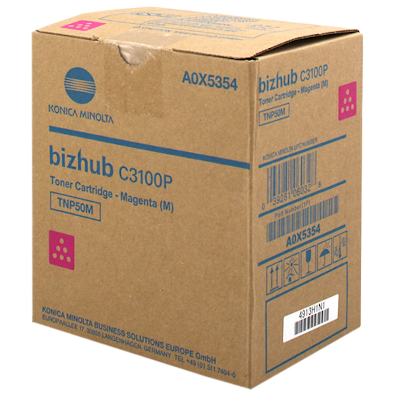 Toner Konica Minolta A0X5354 TNP50M  - Originale - Magenta da 5.000 pagine per