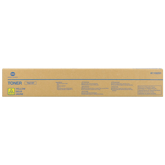 Toner Konica Minolta A11G251 TN216Y  - Originale - Giallo da 26.000 pagine per