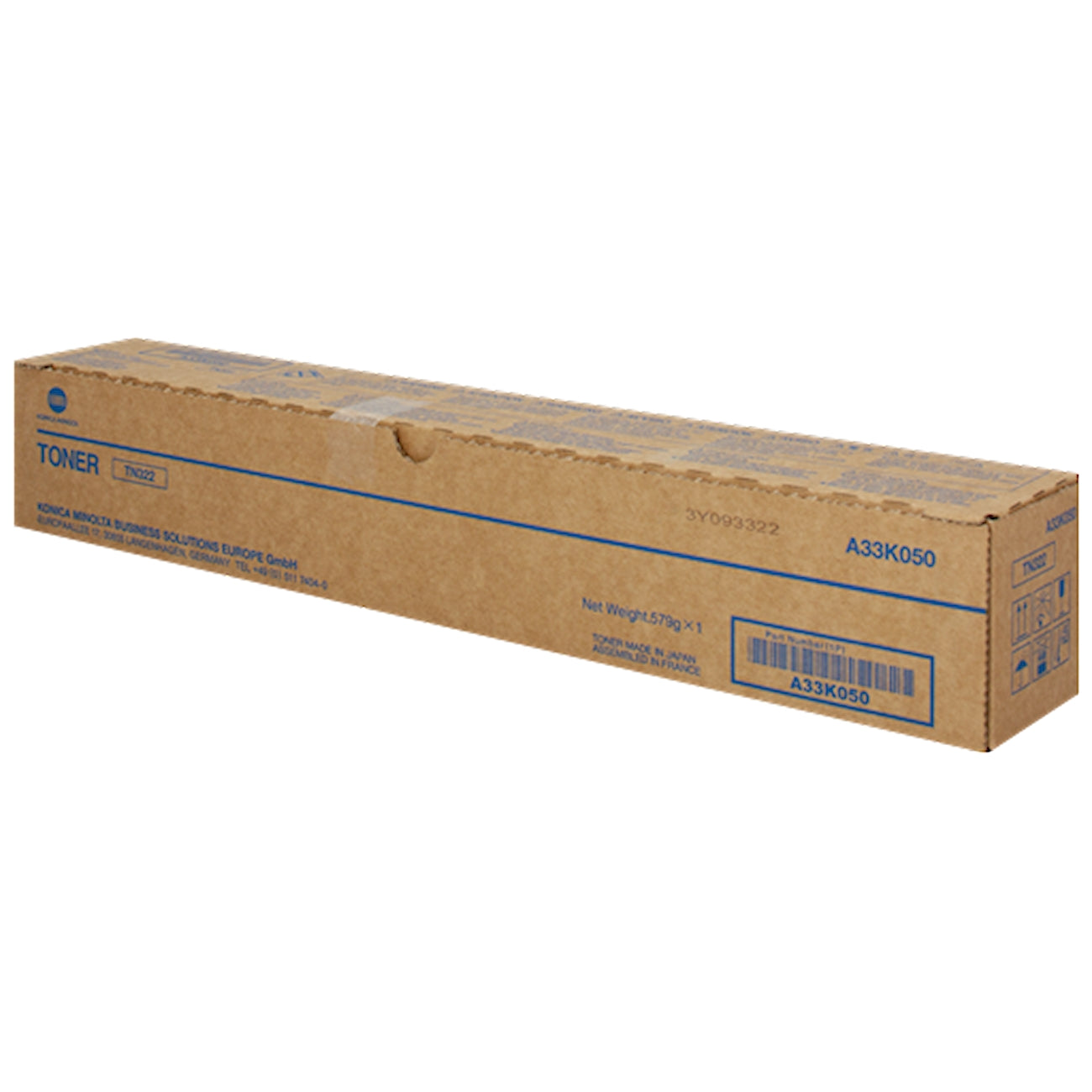 Toner Konica Minolta A33K050 TN322  - Originale - Nero da 28.800 pagine per