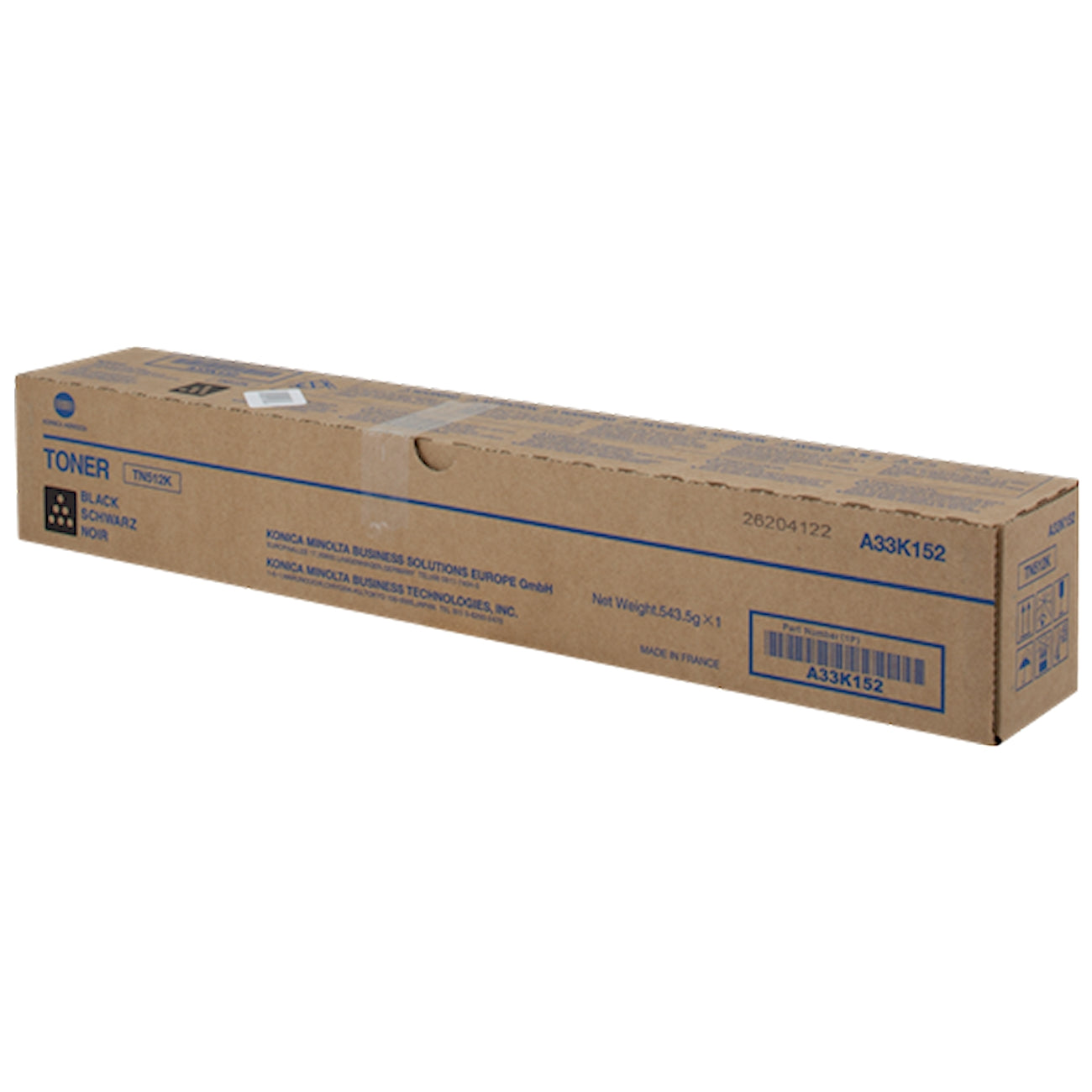 Toner Konica Minolta A33K152 TN512  - Originale - Nero da 27.500 pagine per