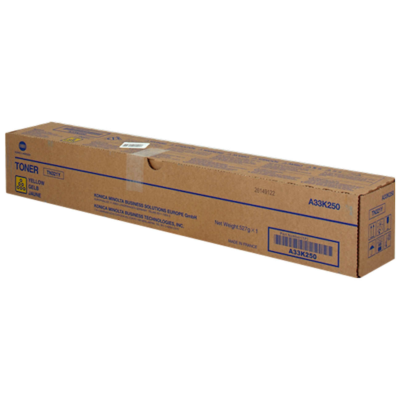 Toner Konica Minolta A33K250 TN321  - Originale - Giallo da 25.000 pagine per