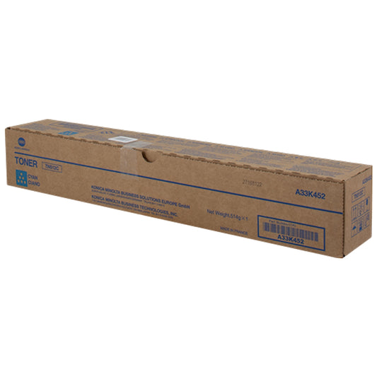 Toner Konica Minolta A33K452 TN512  - Originale - Ciano da 26.000 pagine per Konica Minolta bizhub C454, C554